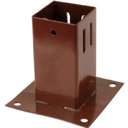 Square Box Post Support Anchor Window Holes