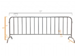 FACTORY DIRECT CROWD CONTROL BARRIER FOR FESTIVAL