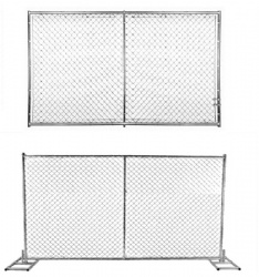 6×12 CHAIN LINK WIRE TEMPORARY FENCE PANELS